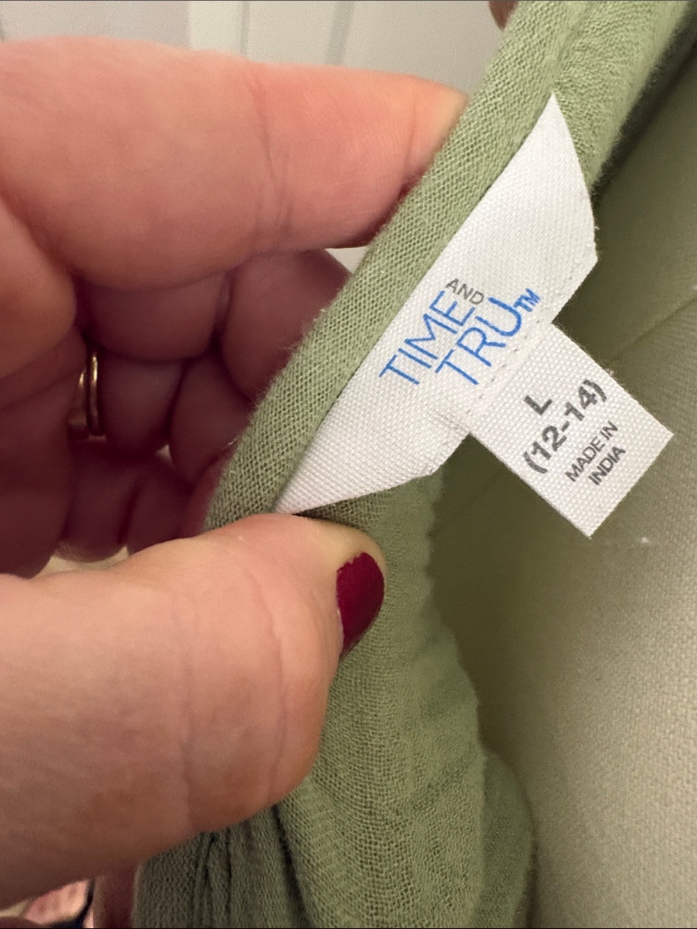 Tie-Strap Olive Green Maxi Sundress - Picture 5 of 5